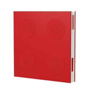 Lego Locking Notebook With Gel Pen - Red